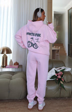 With Love In The Moment Sweatpants Pink