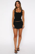 Chill Vibes Tank Top Black