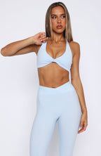 High Definition Sports Bra Baby Blue