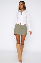 The Right One Mini Skort Olive