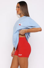 Club 14 Cassie Bike Shorts Red