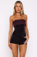 Loud Luxury Shorts Wine