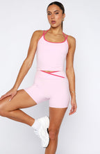Defence Bike Shorts Marshmallow/Pink
