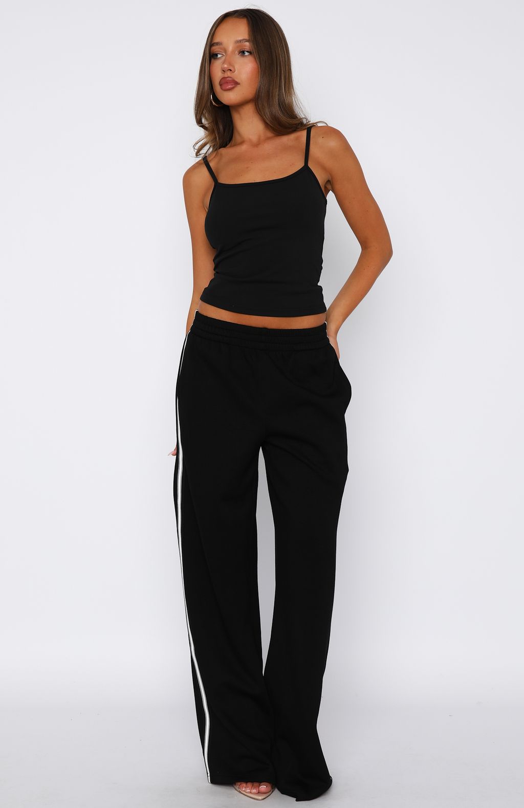 Travel Era Track Pants Black