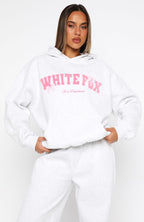 Daydreamers Madeline Oversized Hoodie Grey Marle