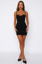 I Know You Tried Mini Dress Black