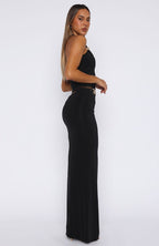 Broken Hearted Maxi Skirt Black