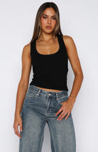 Members Only Tank Top Black