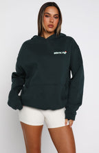 Holly Jolly Christmas Oversized Hoodie Pine