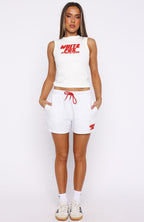 Club 14 Allie Tank Top White