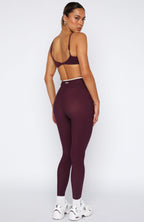 Form Leggings Plum/Cream