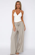 Loving Me Linen Pants Beige
