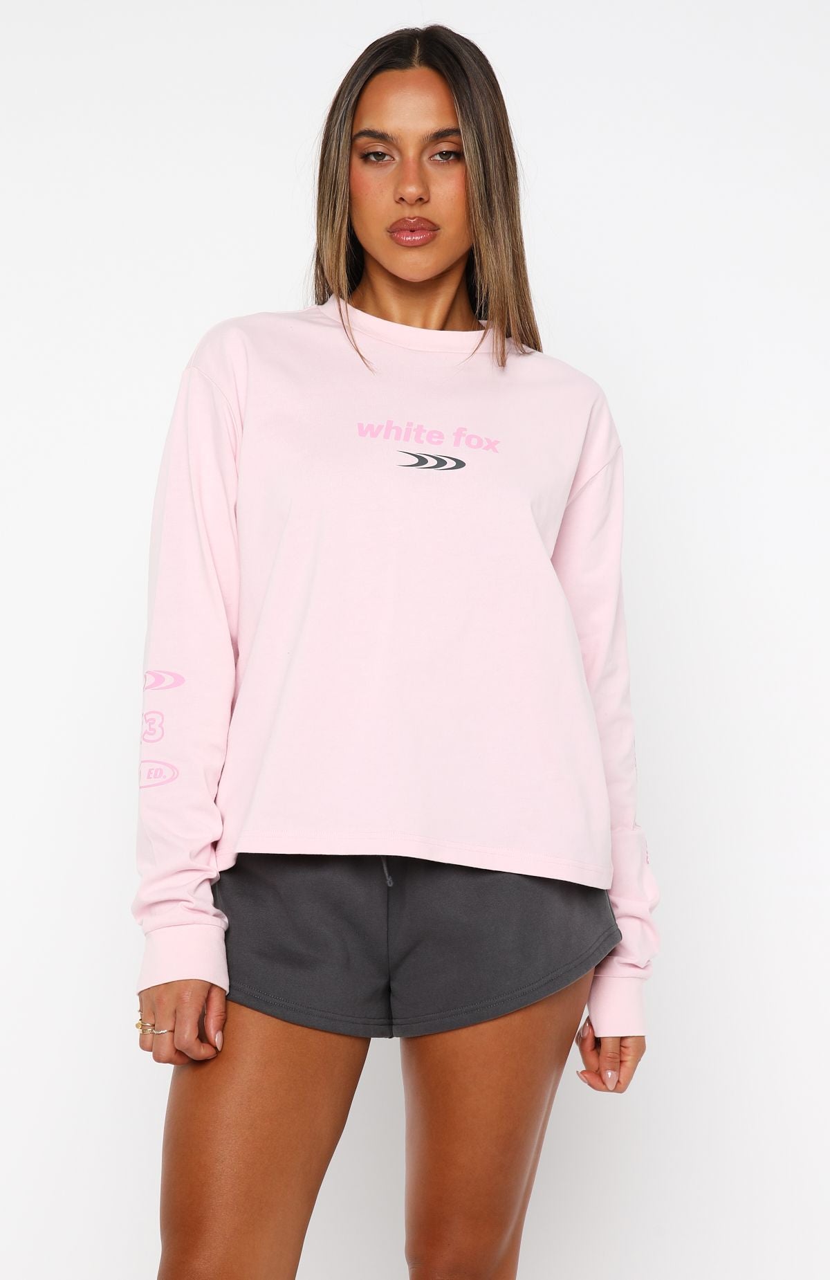 All Around Me Long Sleeve Tee Pink