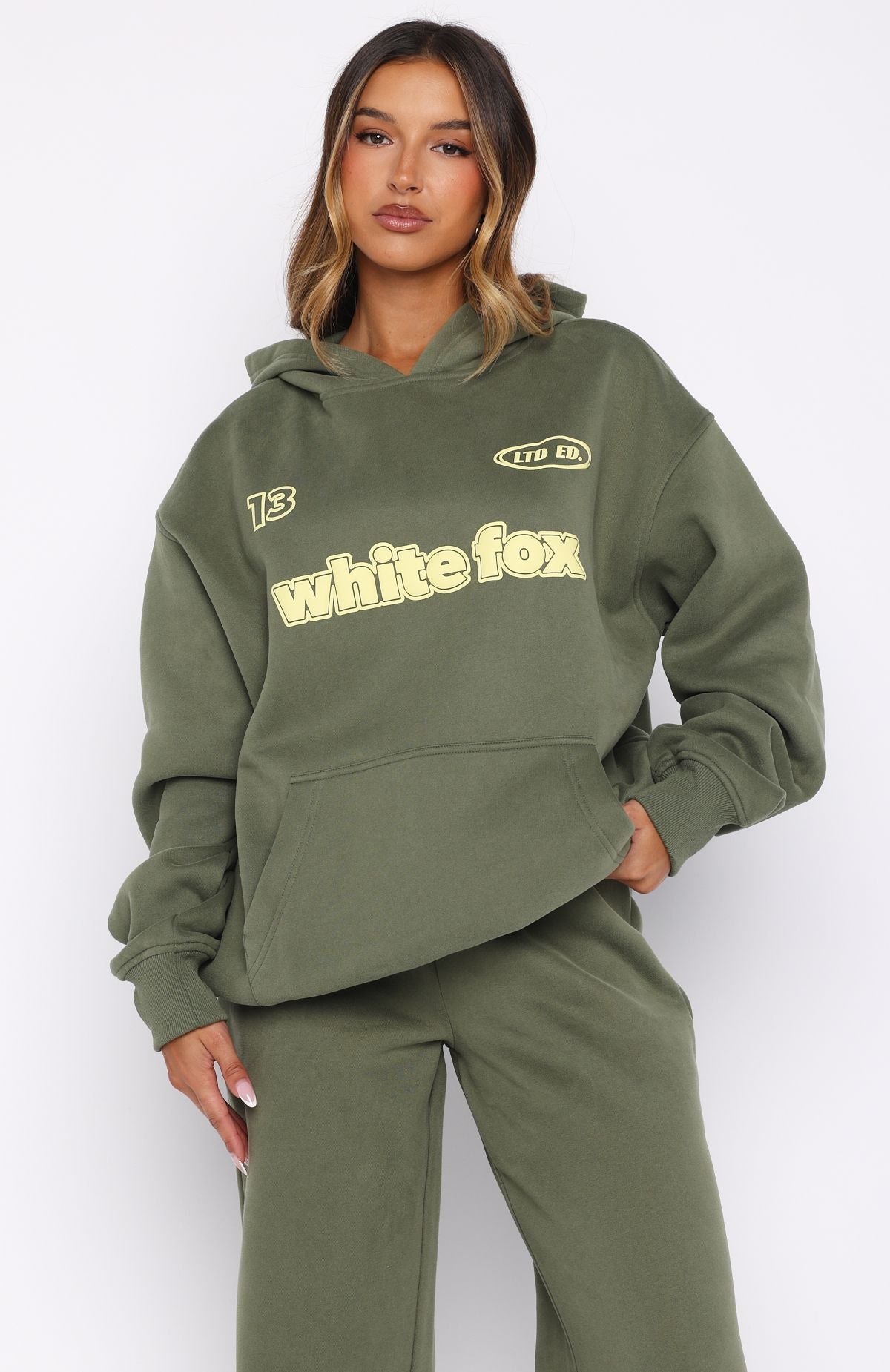 Ready To Go Oversized Hoodie Khaki