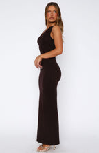 She's Back Maxi Dress Espresso