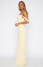 Love Blossoms Maxi Dress Lemon