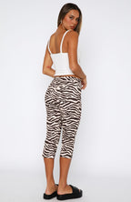 Day For It Capri Pants Zebra