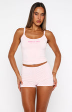Daydreamers Nadia Booty Shorts Soft Pink