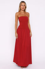 Take Back Maxi Dress Red