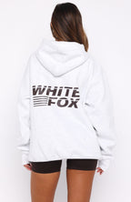 Name Of The Game Oversized Hoodie Grey Marle