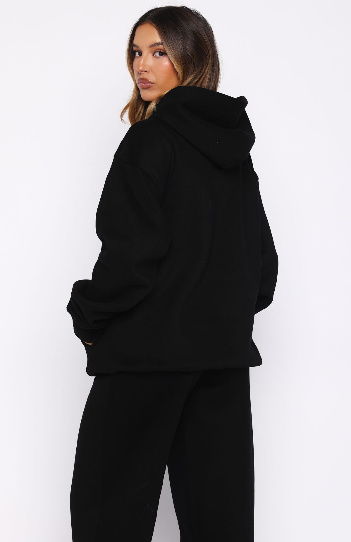 Ready To Go Oversized Hoodie Black