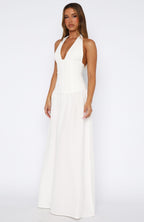 Say You Love Maxi Dress White