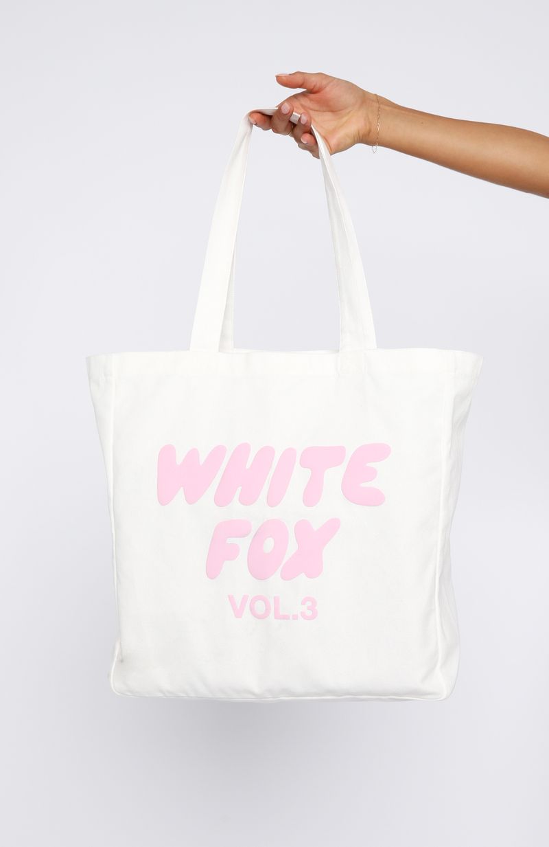 Offstage Tote Bag White/Pink