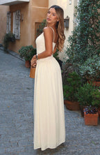 Too Many Questions Maxi Dress Lemon