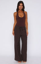 Lost Your Chance Pants Chocolate