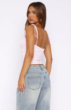 Divine Ruin Top Dusty Pink