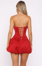 Sunshine Serenade Mini Dress Red