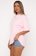 Tropic Time Oversized Tee Pink