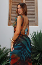 Amore Maxi Dress Teal Mirage