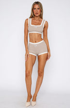 Got Carried Away Booty Shorts Moon