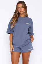 Core Classic Oversized Tee Ocean