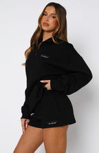 Core Essentials Zip Sweater Black