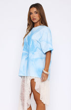 Most Loved Oversized Tee Blue