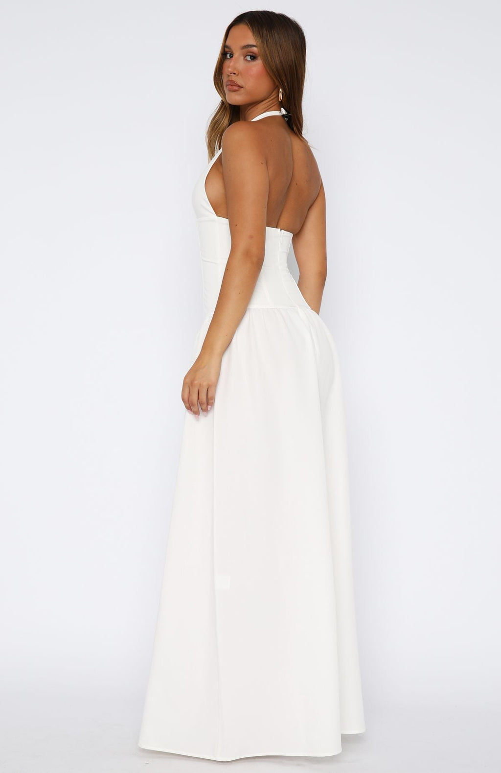Say You Love Maxi Dress White