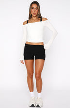 Mad For You Long Sleeve Top Cream