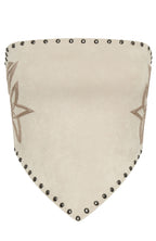 Rumours Strapless Faux Suede Top Blonde