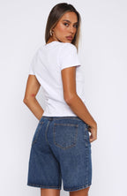 Sea Shells Relaxed Baby Tee White