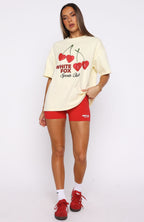 Club 14 Izzy Oversized Tee Lemon