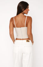 She's A Rebel Bustier Oatmeal