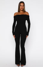 For The Girls Long Sleeve Jumpsuit Black