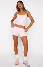 Redemption Foldover Shorts Ballet Pink
