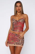 Perfect Symphony Crop Floral Leopard