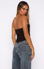 City Streets Bustier Dark Chocolate