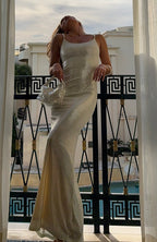 Neptune Maxi Dress Pearl