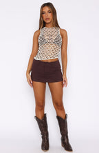 Selfish Behaviour Mini Skort Chocolate