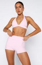 Stronger High Waisted Shorts 3 Marshmallow